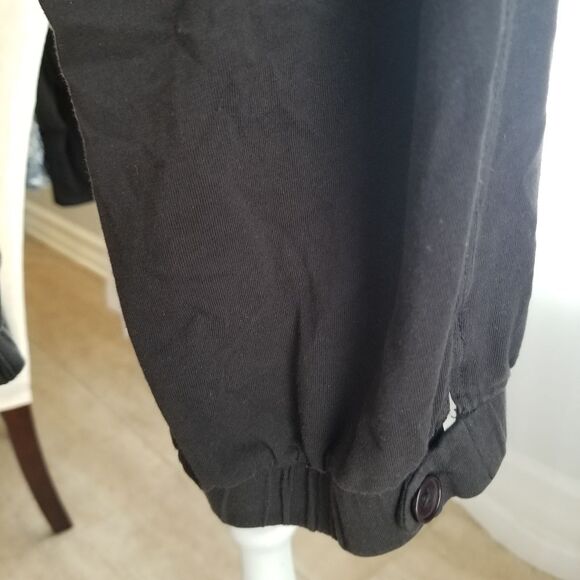 Theory gaucho parachute crop pants black size small petite - Picture 7 of 12